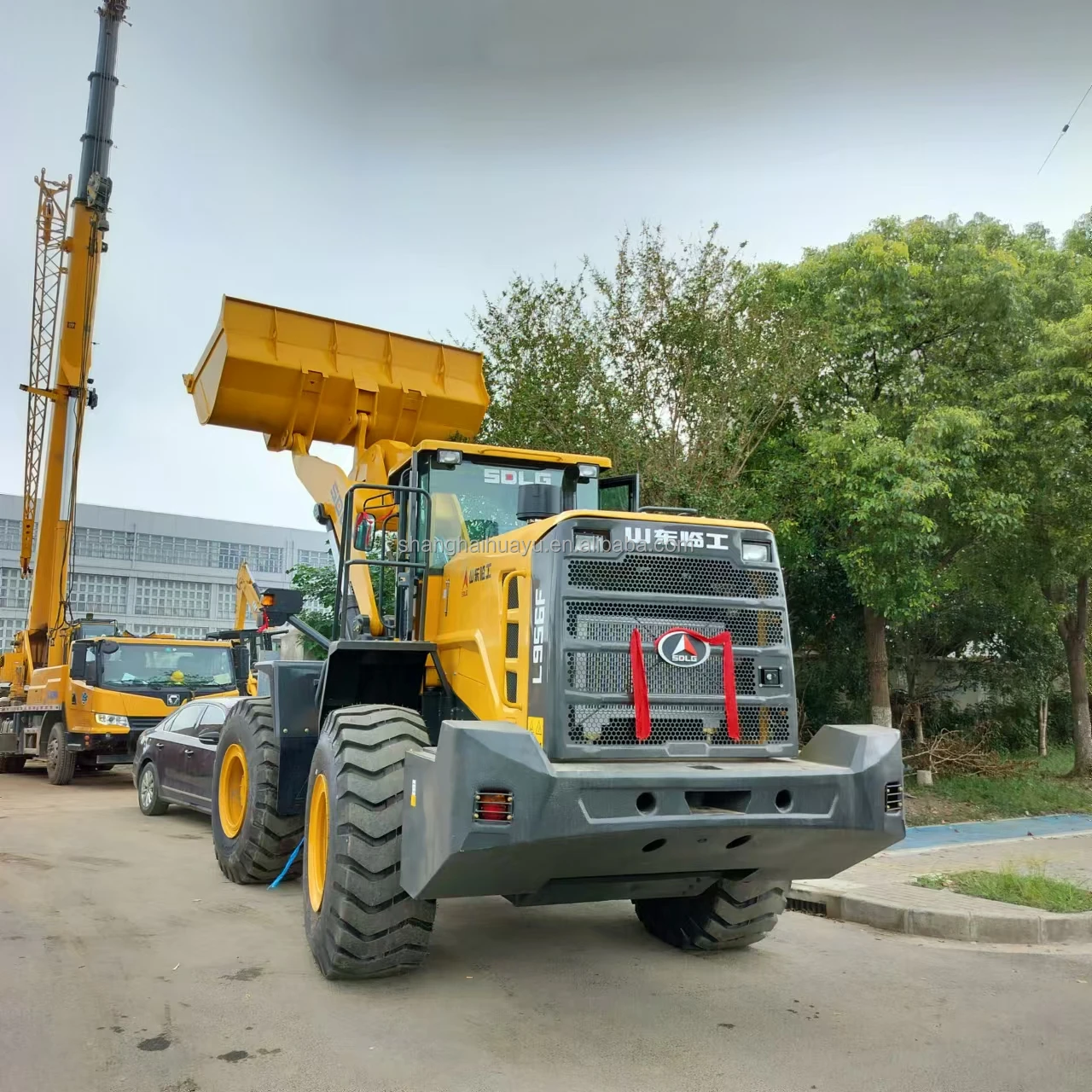 SDLG L956F китайский новый 5-тонный колесный погрузчик Medium 4x4 wd Телескопический фронтальный sdlg