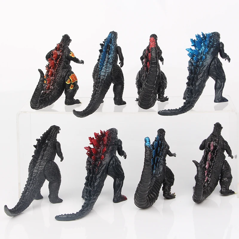Hot toy 8 styles action figure PVC monster toy dinosaur toy Godzillaed figure for kids