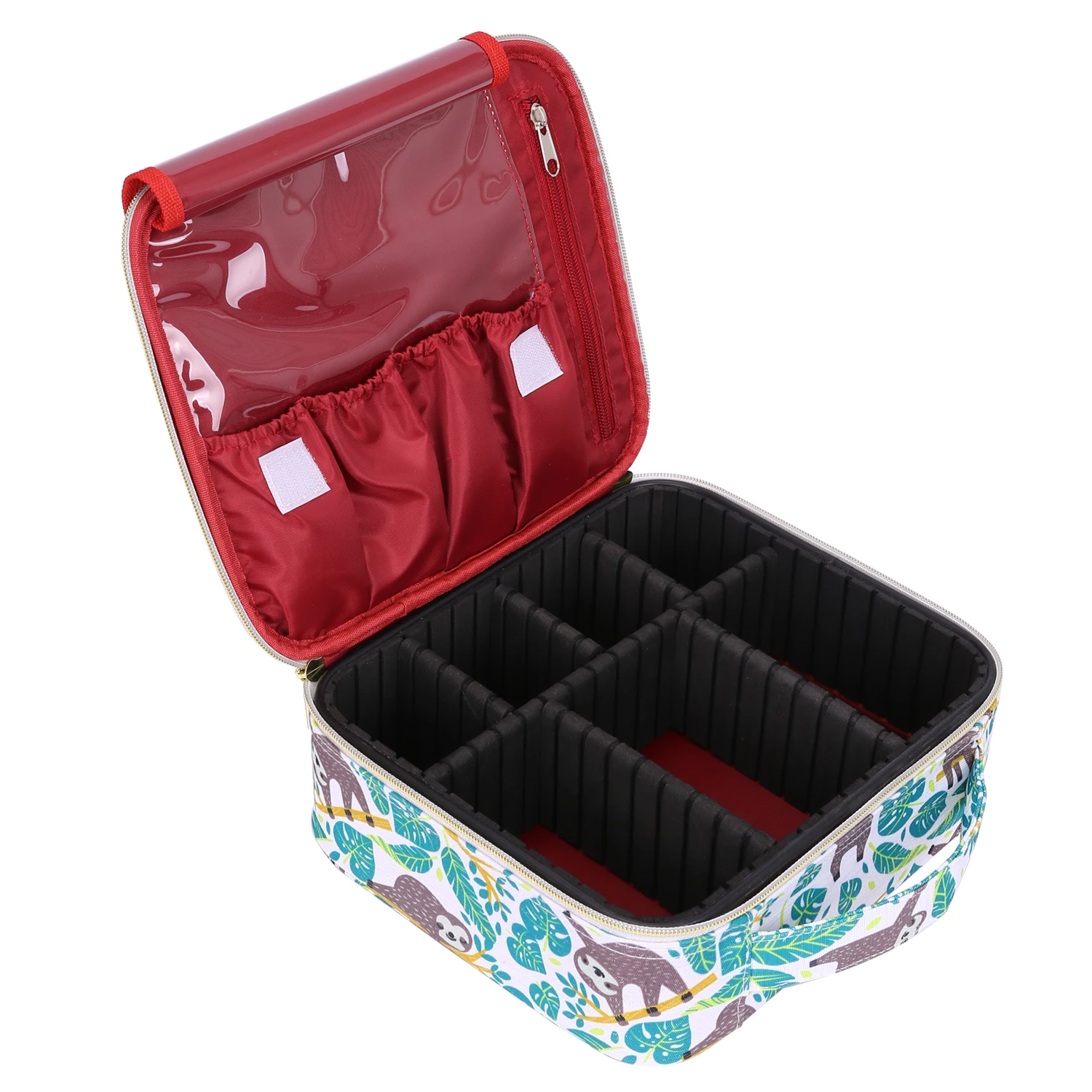 Lokass Cosmetic Bag Lazy Travel Makeup Bag Pattern Make Up Storage Organizer Magic Cosmetic Pouch for Women Girls