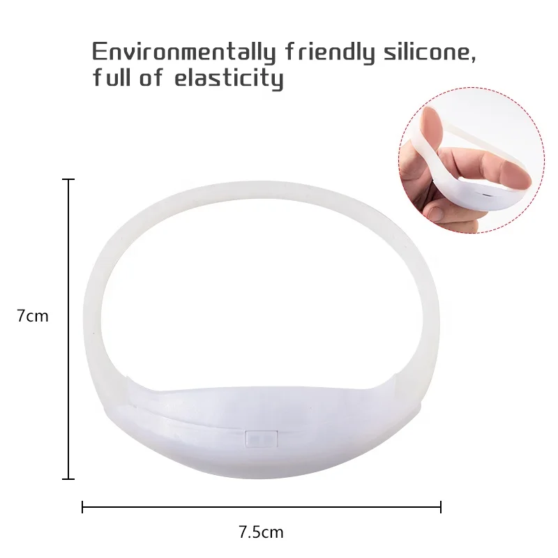 Hot Selling Blank Bracelet Programmable Remote Control LED LED  Silicone Wristband