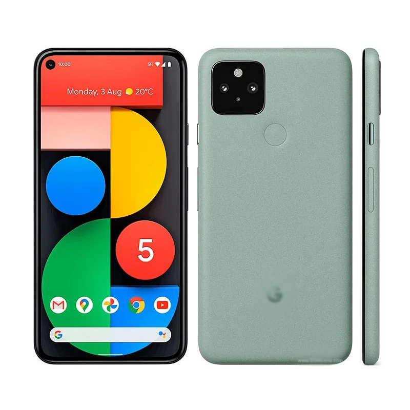 For Google Pixel 5 Unlocked 4G Mobile Cell Phone 16MP Camera 8GB 128GB Cheap Mobile Phone