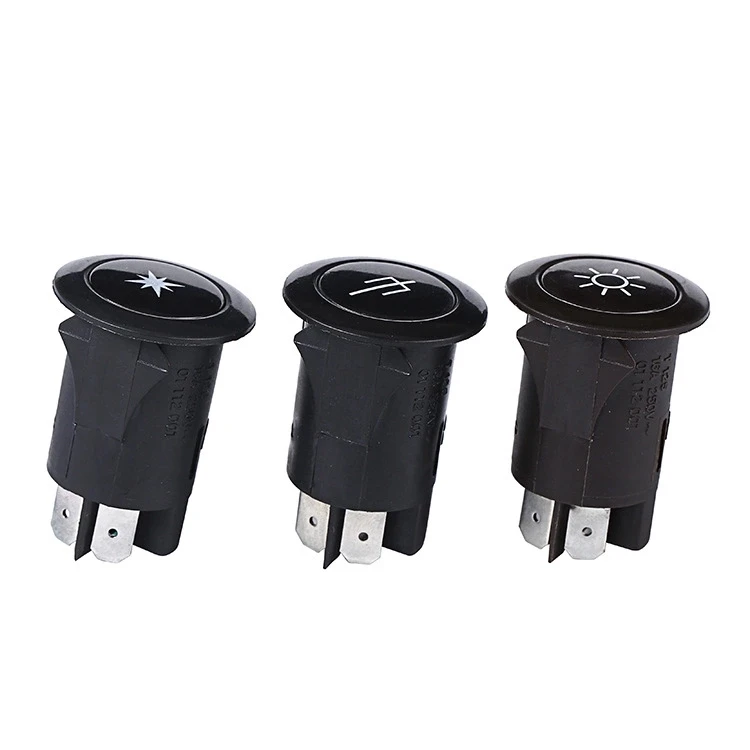 Gas cooker oven push button switch