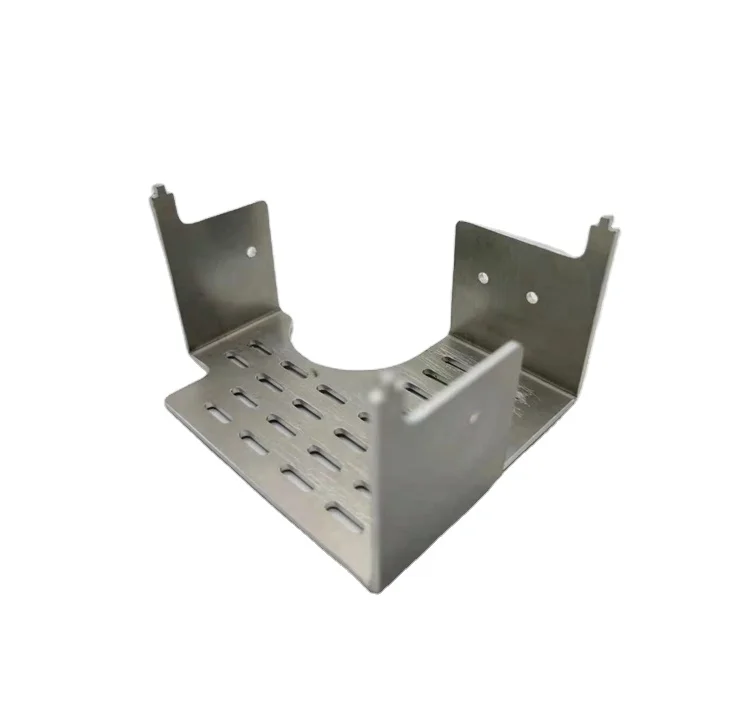 Custom Length Silver Heat Sink Heat Conduction Computer Case CNC Machining Aluminum Heat sink