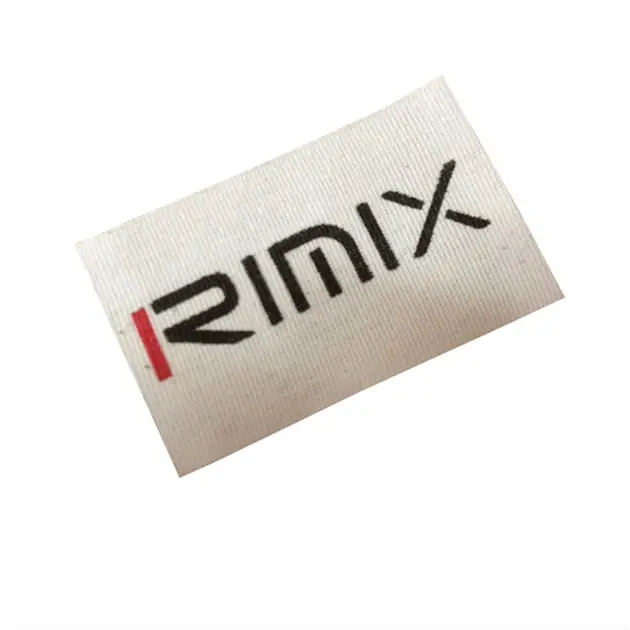 Customized Garment 100%  Print Fabric Labels Soft Organic Cotton Labels for Clothing