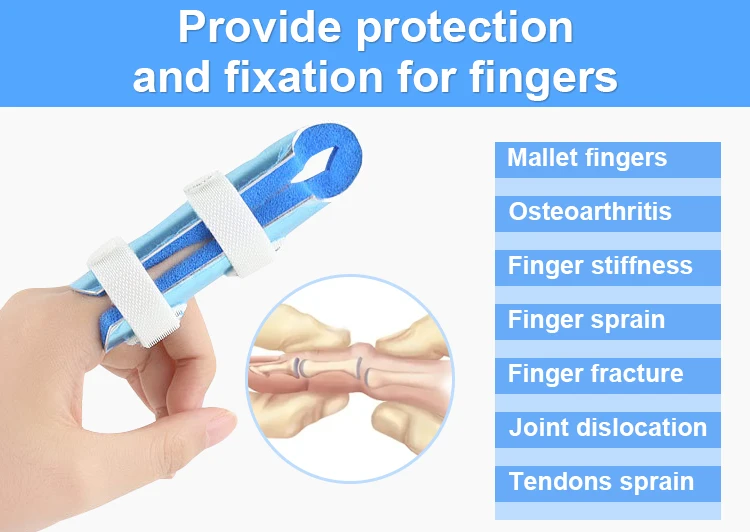 Medical Orthopedic Pain Relief Straighten Brace Healthcare Middle Finger Splint  Immobilisers