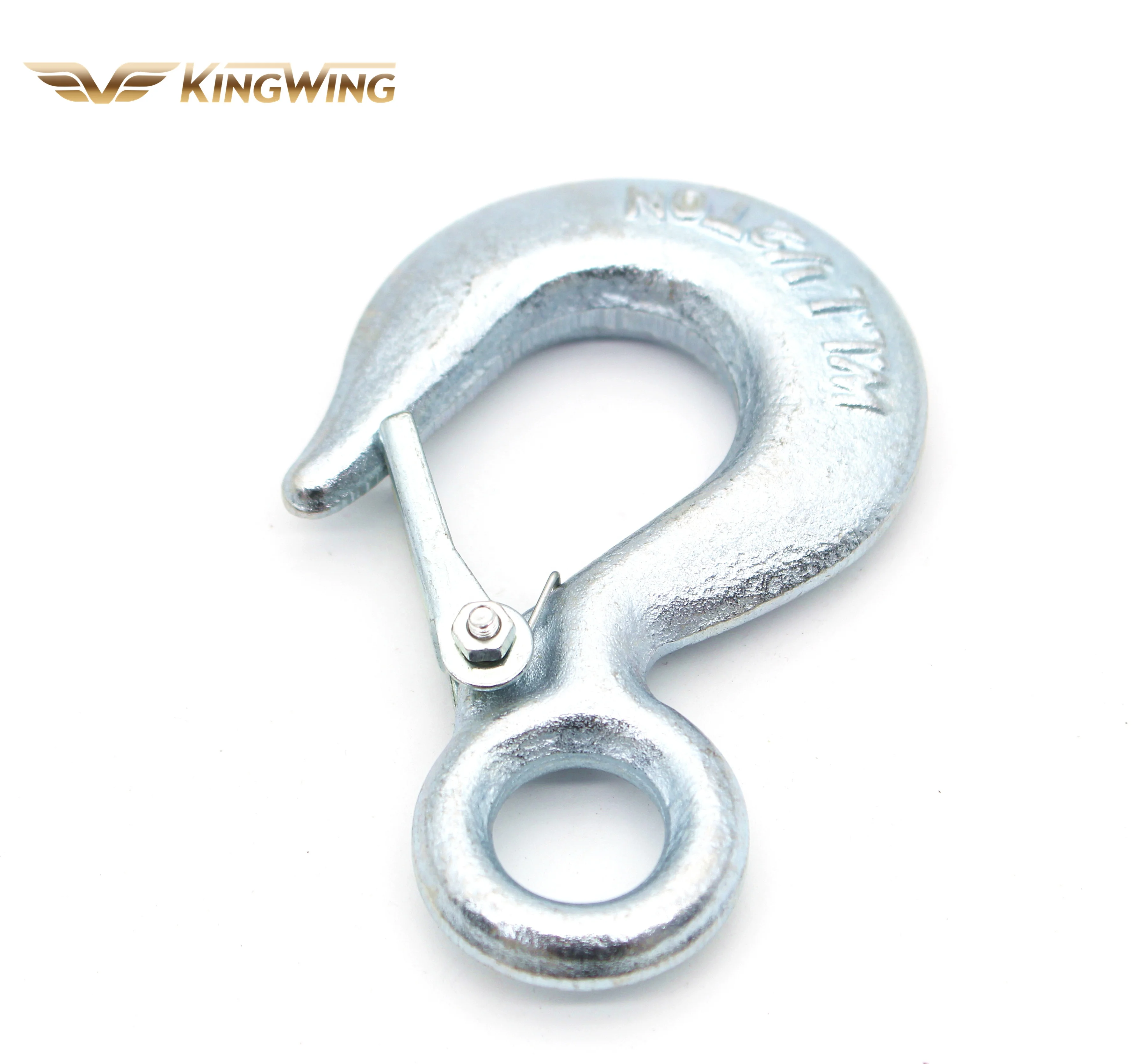 High strength Alloy Steel Carbon steel 320A 320C Painted Gavlvanized Drop Forged Lifting Eye Hooks with Safety catch
