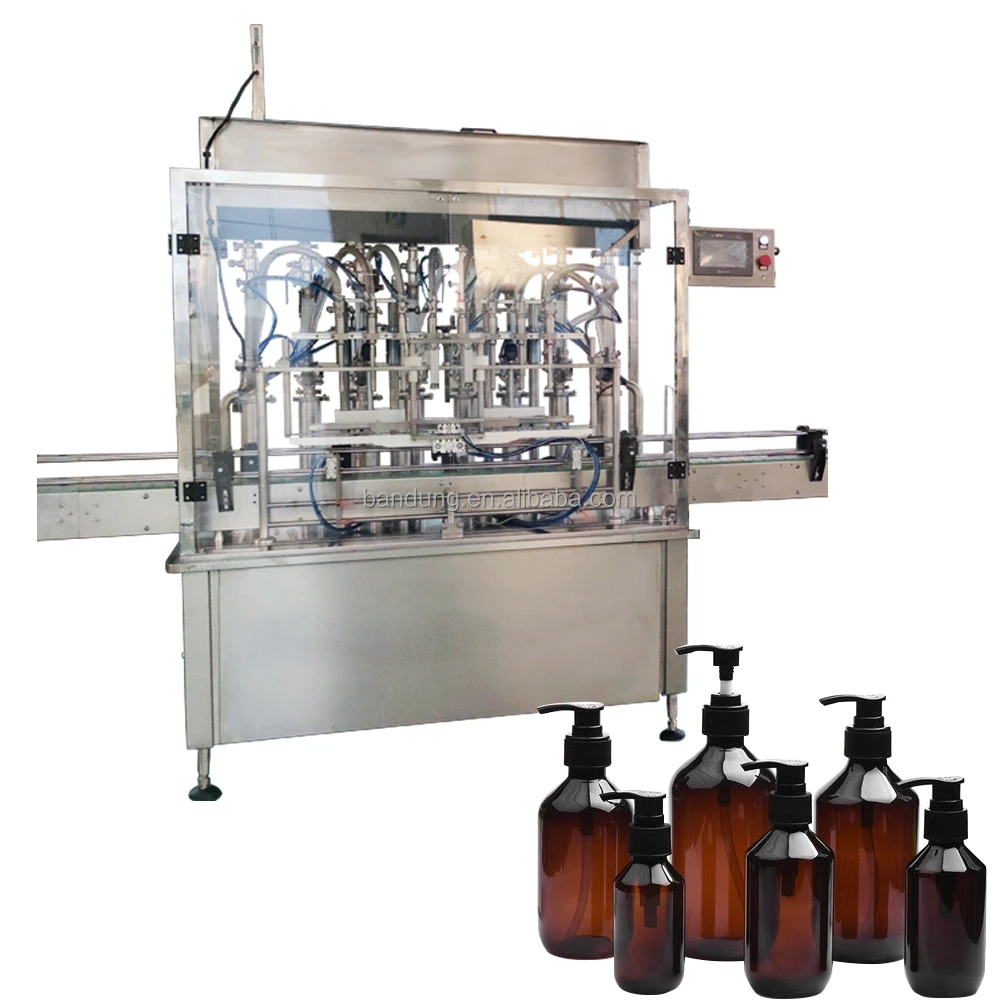 Daily Chemical Shampoo Detergent Bottling Machine Filling Machine Linear Filling Packaging Machine Viscous Liquid Bottling Line