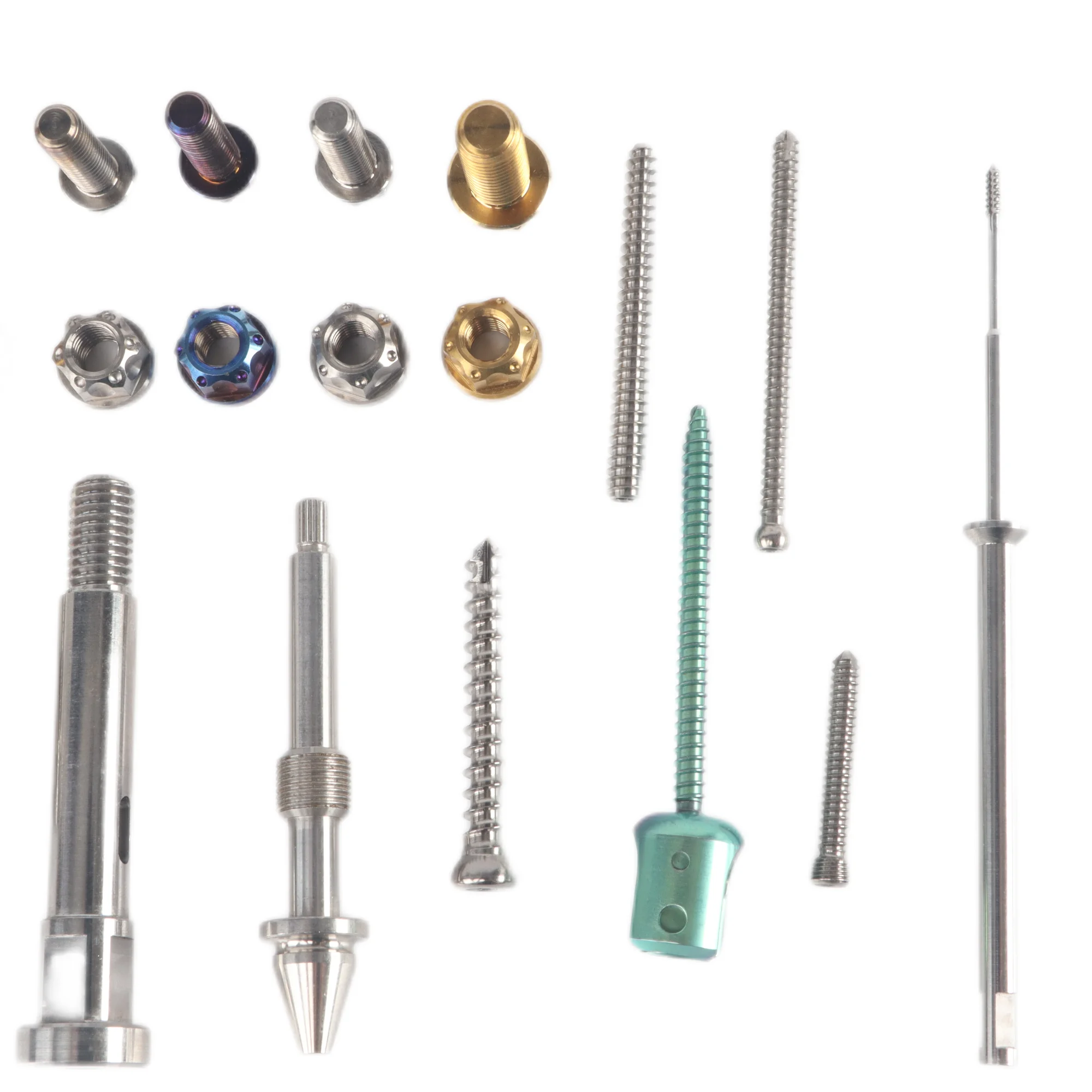 High Precision CNC Service Titanium Pedicle Screws Orthopedic Surgical Instruments Spinal Implant for Spine Surgery