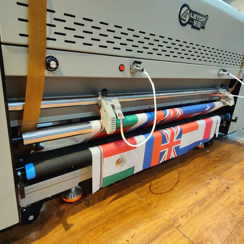 Hot Sale LETOP 1.3M Width 2 Printheads Soft Sign Inkjet Sublimation Machine For Printing Digital Direct Flag Printer Bar