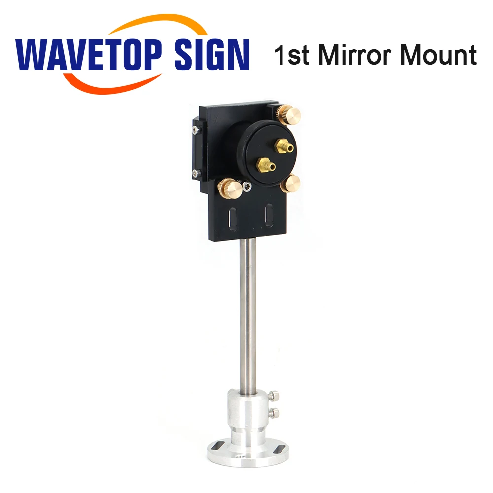 WaveTopSign CO2 Laser Head Set with Water Cooling Interface Mirror 30x3mm Focus Lens 25x63.5mm for Water Cooling Laser Machine