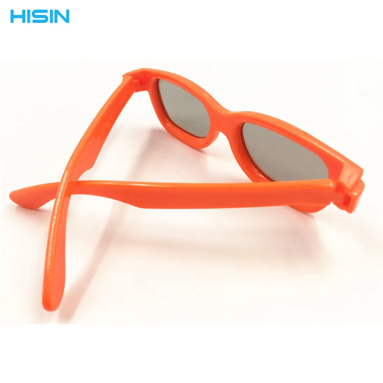 General style Orange glasses frame Cinema stereo 3D glasses for children