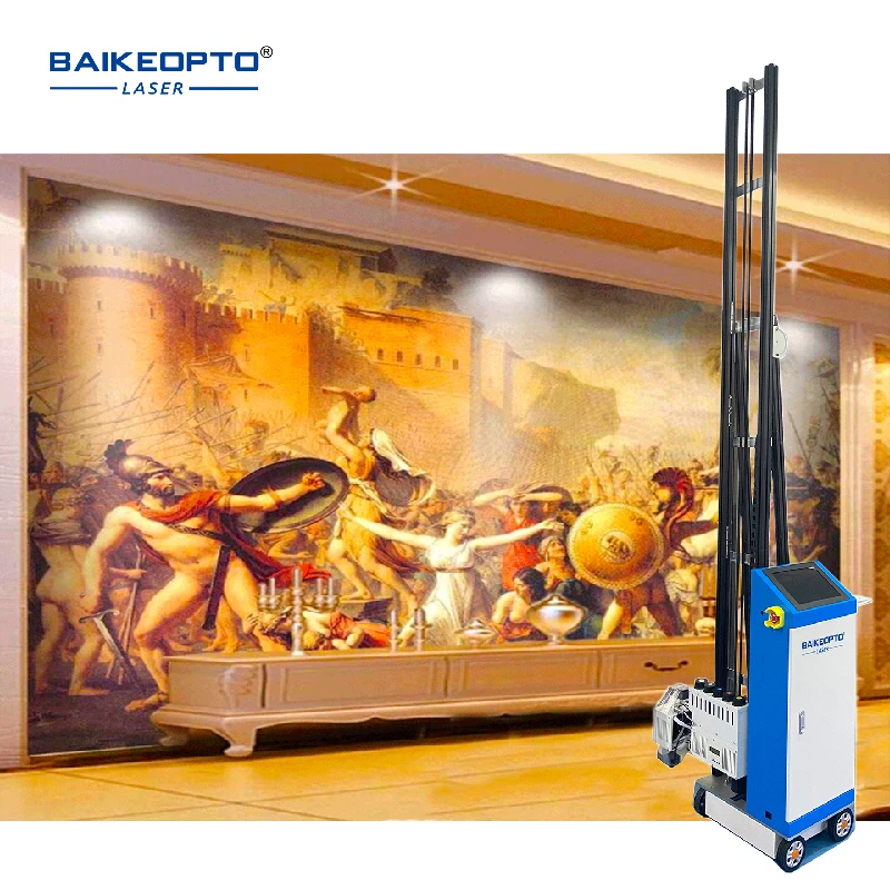 wholesale 3D UV inkjet mural wall printer art printer wall with 3 pcsTX800 print heads