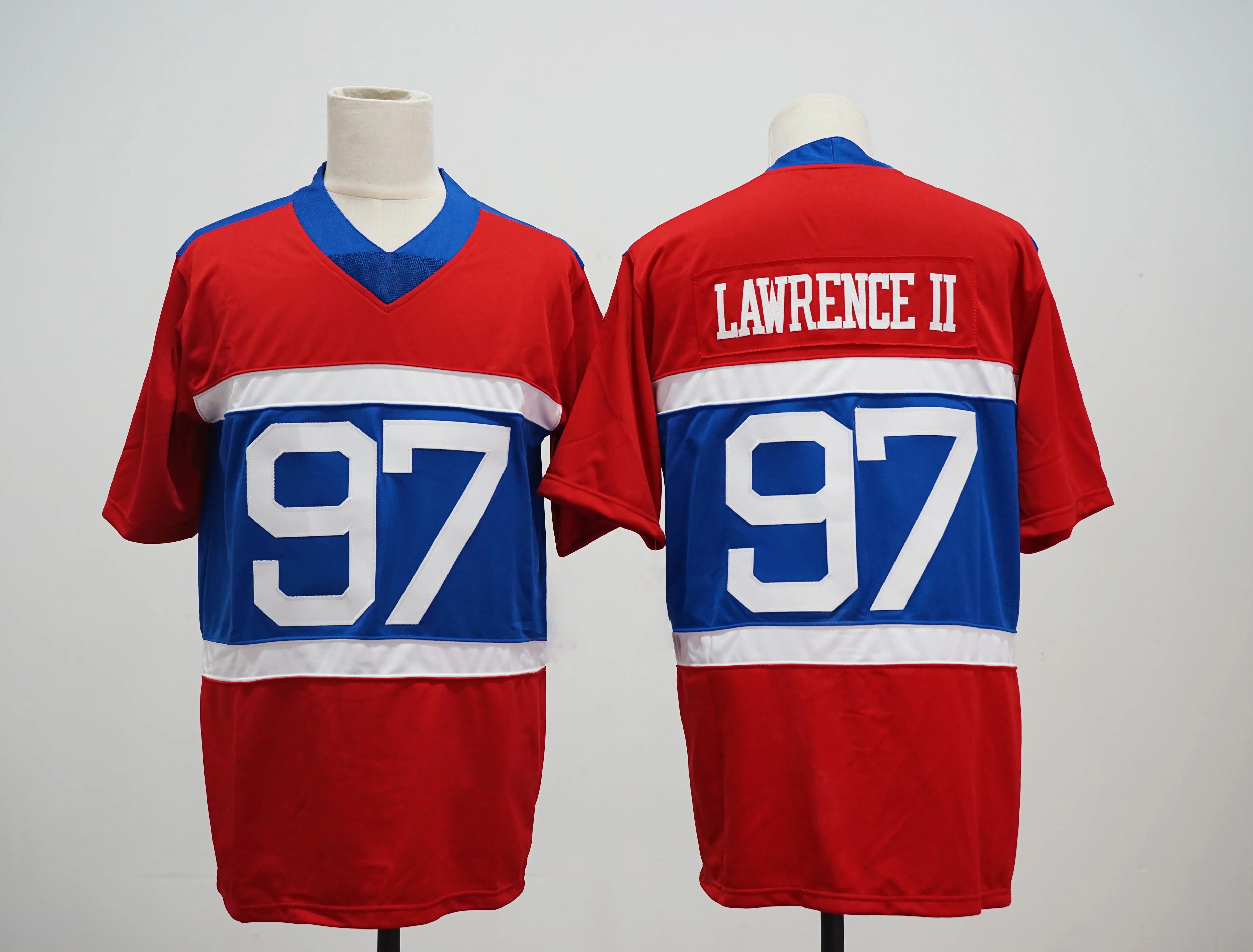 America Football Jersey stitched Jersey # 9 Malik Nabers # 5 Kayvon Thibodeaux Red custom men  jersey