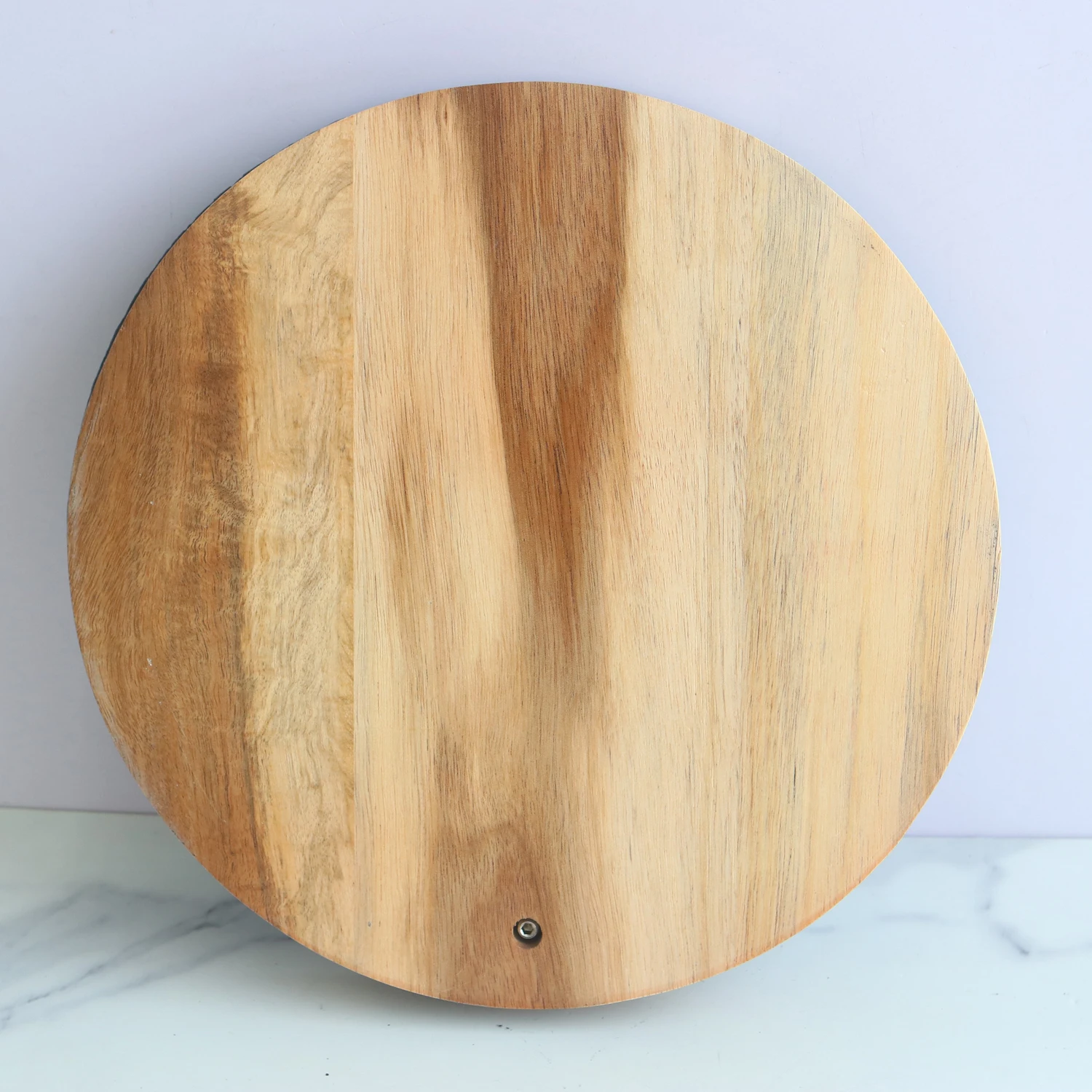 House Round Cheese Board removable circular chipping serving Slate Acacia Wood set of 4 cheese knives and fork server