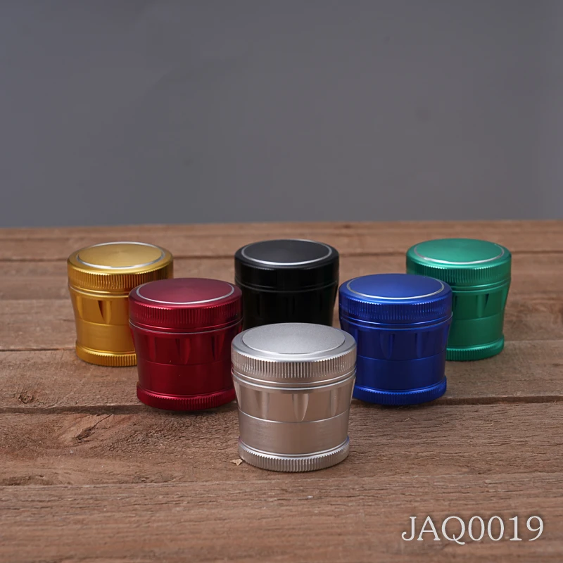 Wholesale Classic 4 Parts 63mm Aluminum Herb Grinder Custom Logo Tobacco Grinder Machine