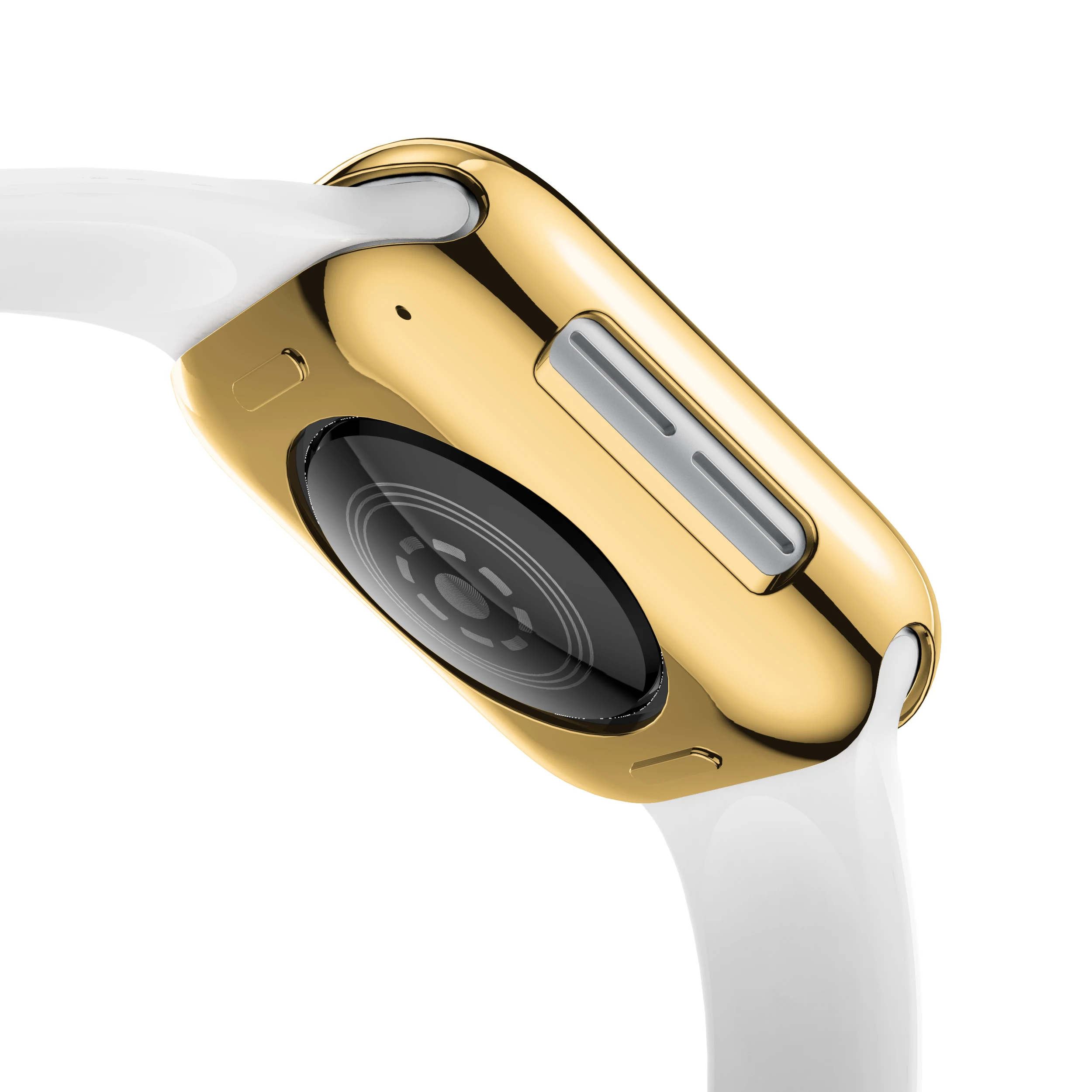  Чехол Eraysun из ТПУ для Apple Watch Series 5 4 44 мм 40 защитный чехол с рамкой идеальный бампер