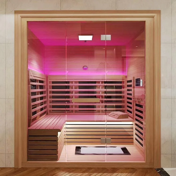 Home Traditional 2p Lay Down Dry Steam Carbon Nano Heater Infrared Sauna Steam Room