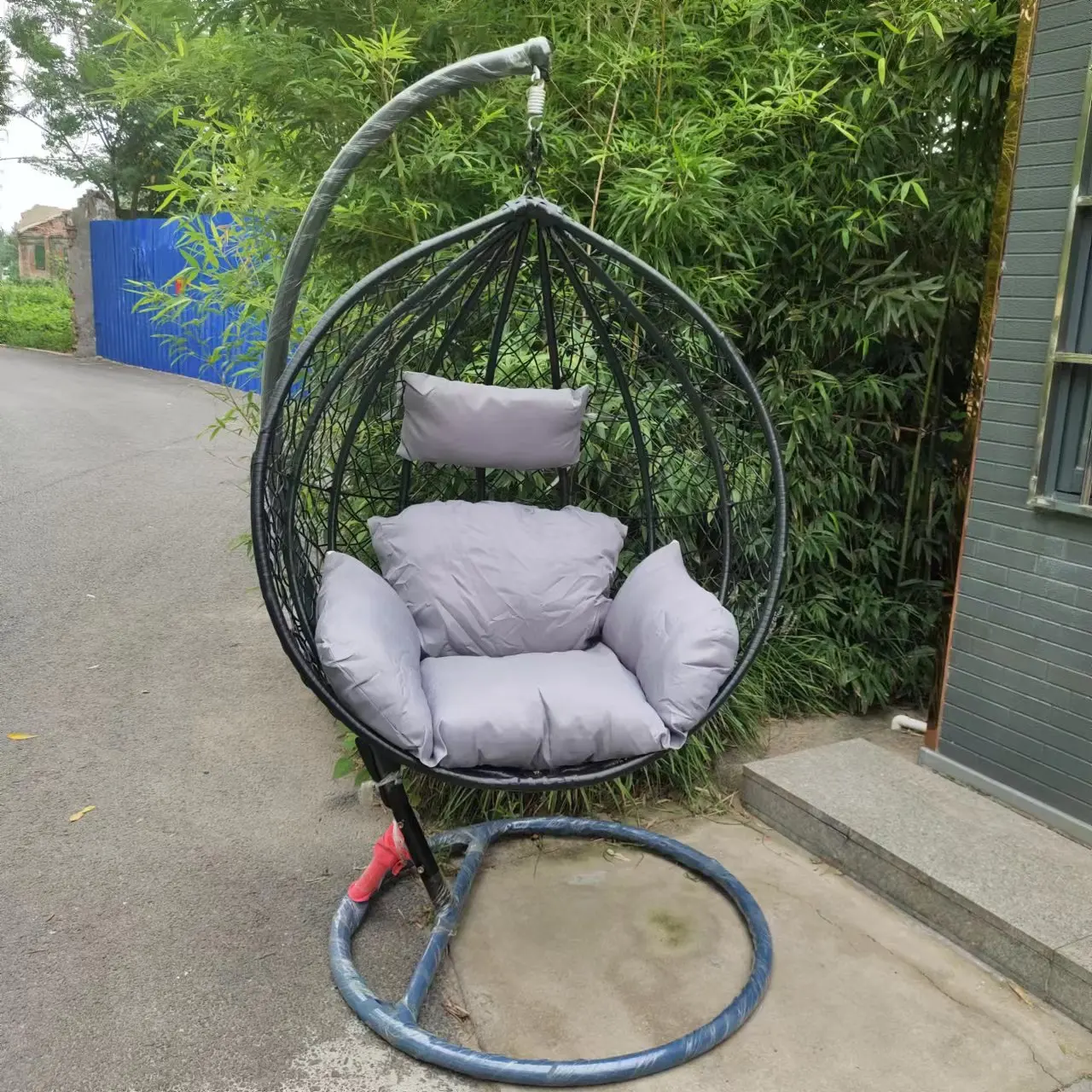 Swing Chair Living Room Garden Furniture Swing Chair Outdoor Balcony Rattan Wicker Patio Hanging Swing Egg Chair
