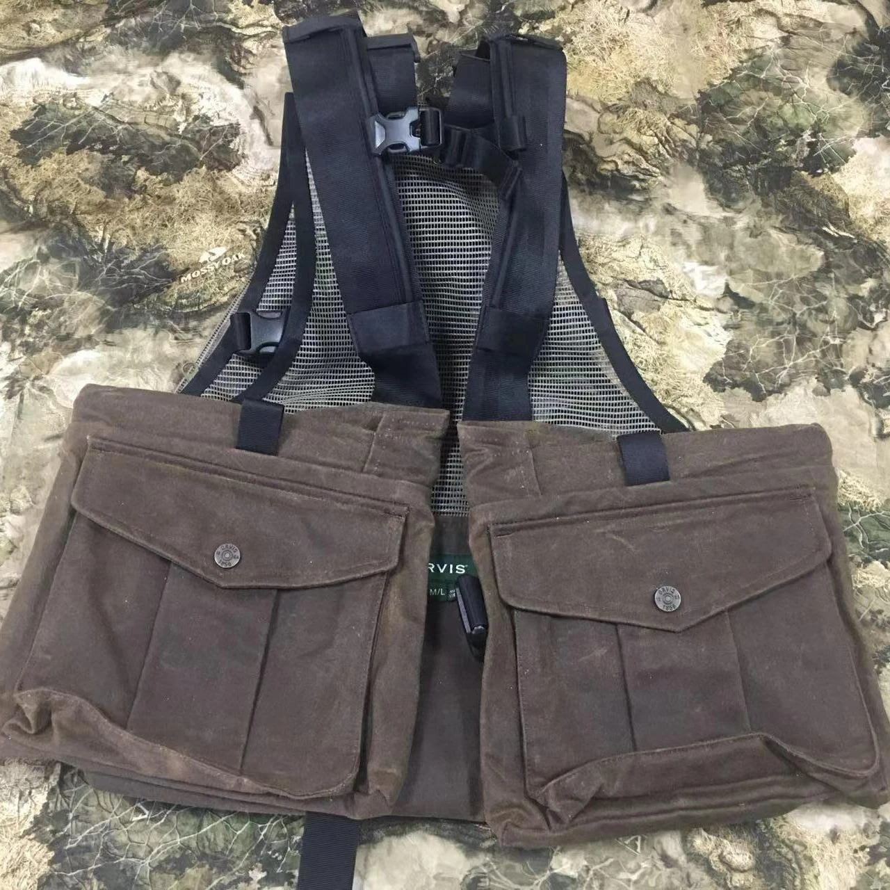 Охотничий Жилет из 100% вощеной хлопчатобумажной ткани, мужской жилет, высококачественный утиный жилет