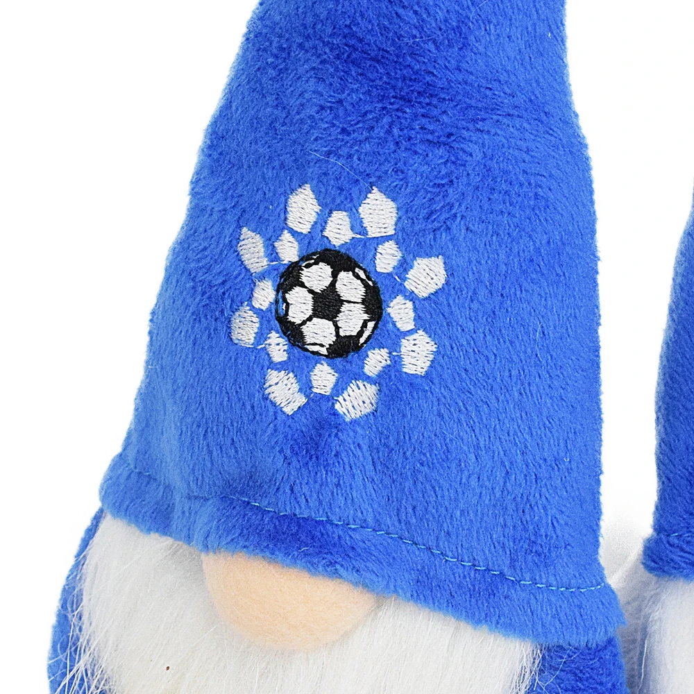 New Blue Gnomes Plush Swedish Tomte Soccer Gnomes Football Sport Gnome Gonk With Champion Trophy