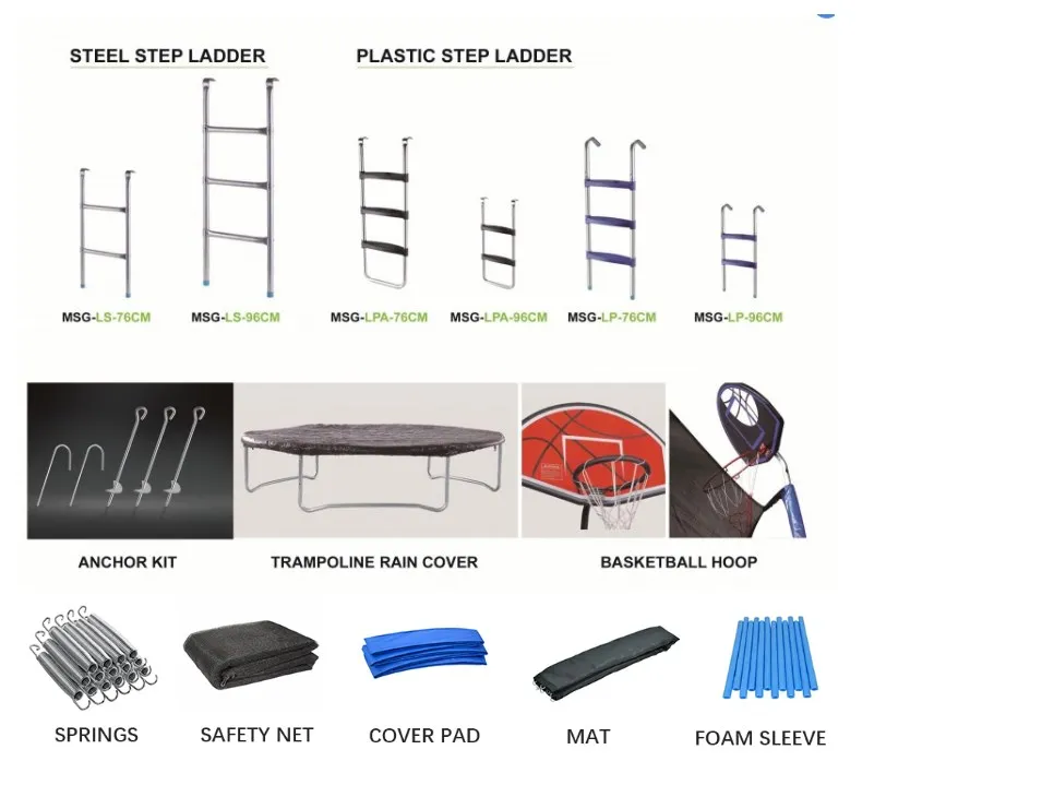 China Factory Large Sized Trampoline Wholesale For Children Home Trampoline Outdoor