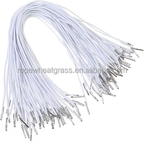 Elastic Barbed Cords Loop Stretch Round String with Metal Barbs Fastener