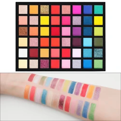 48 Colors Eyeshadow Palette Face Make Up Waterproof Multicolor Mineral Eye Shadow Set