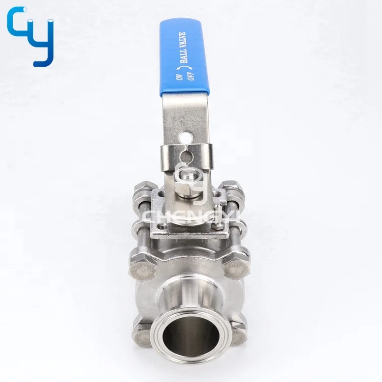 Weld Thread Stainless Steel 3-pc Ball Valve