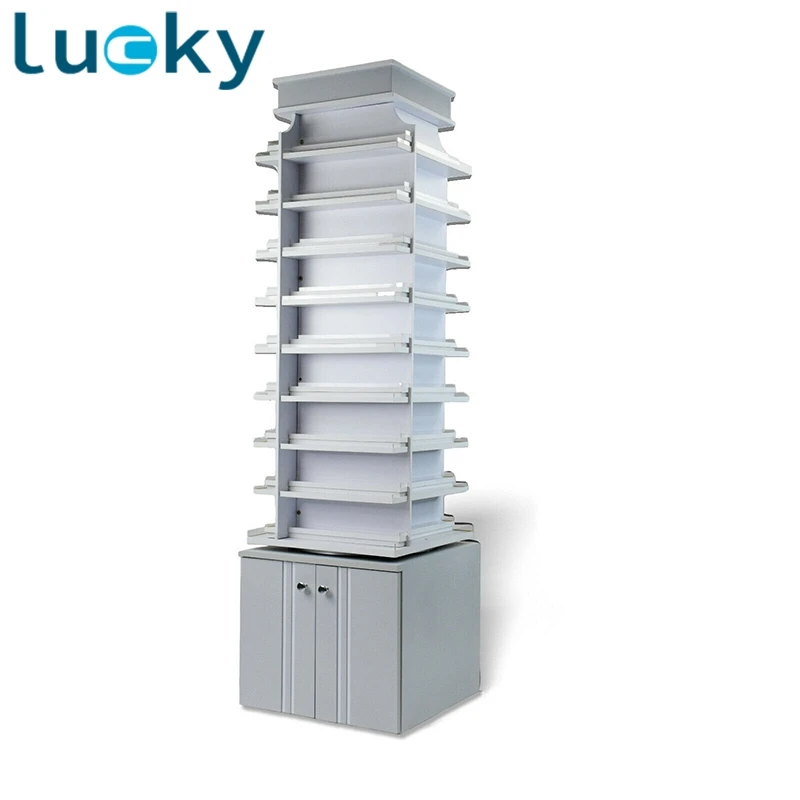 Creative Pop Up Customized Material  Floor Nail Polish Display Stand