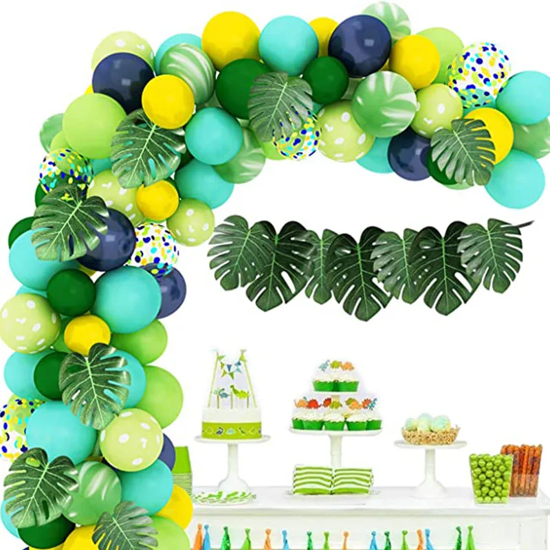 Kiaye Fashion Pink Gold White Latex Confetti Balloon Arch Balloon Garland  Kit Baby Birthday Party Decoration Supplies