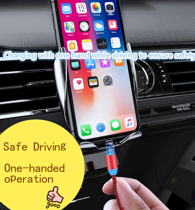 
360 Rotation Data Transfer 5A Quick Fast Magnetic Charging Cable For Micro USB Phone Magnet Charger Wire 