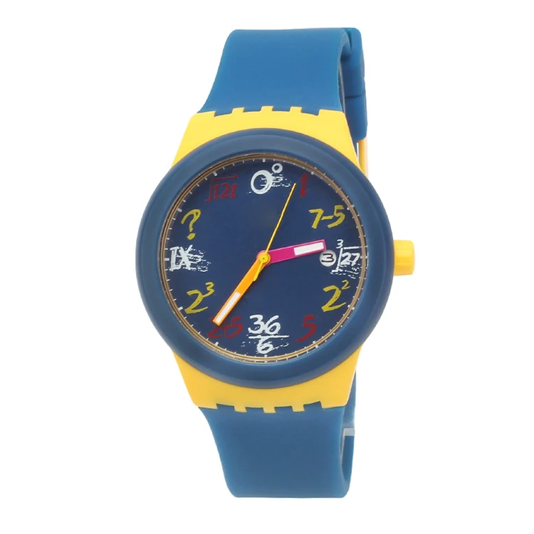 Cute Full Silicone learn maths Creative Skin Friendly Strap School boys girls  Accessories Fashion quartz watch