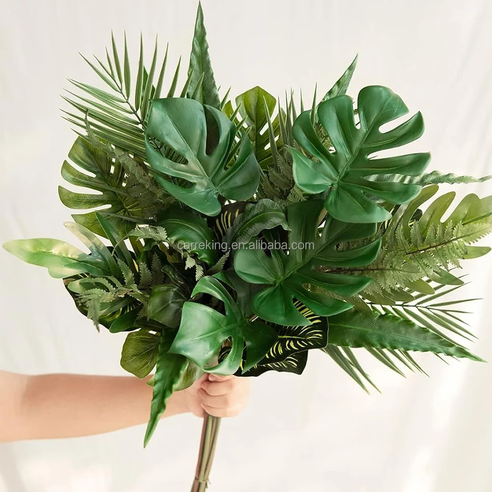 Manufacturer Wholesale Terracotta & Green Artificial Silk Greenery Plants For DIY Wedding Arch Bouquet Filler Table decor