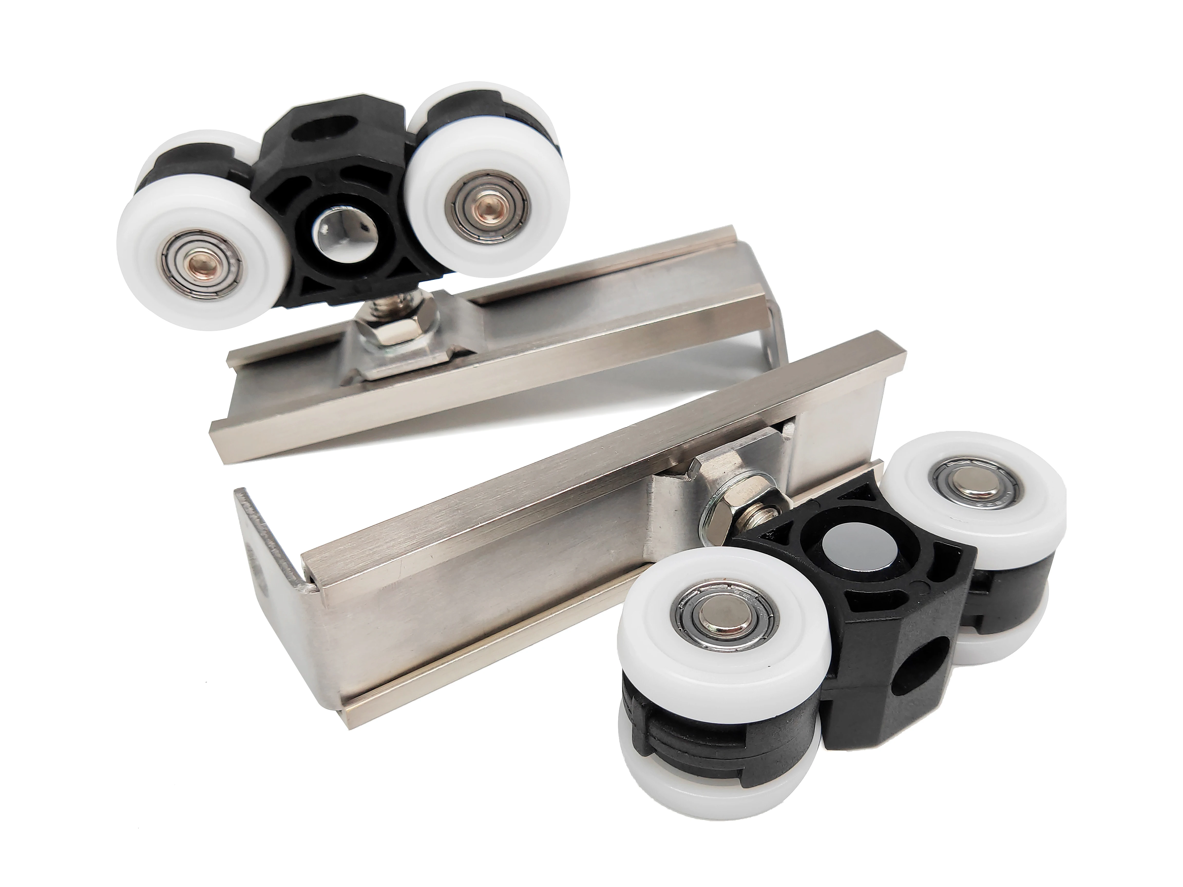 Wooden Door Hanging Wheel  sliding Door Rollers Accessories Pulley Track