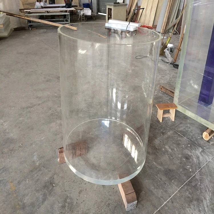 NAXILAI Large Diameter 1000MM Cast Acrylic Tube Clearing Cylinder Tank Tube Aquarium For Fish Tank