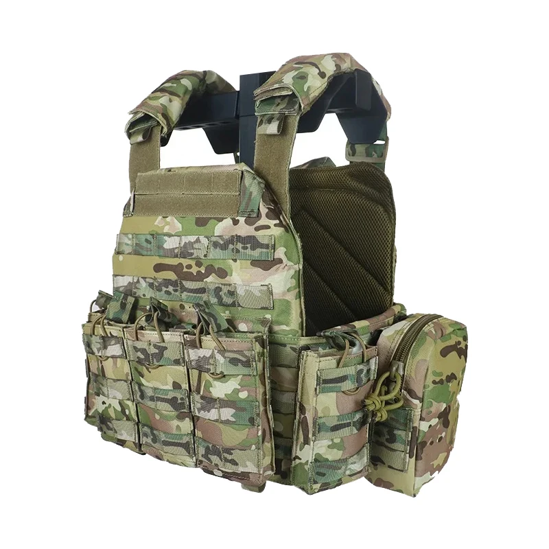 Protect U Wholesale Green/Camouflage Camouflage Tactical Outdoor CS Training Vest
