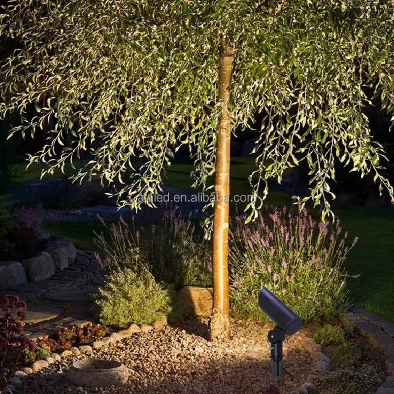 Outdoor led Garden light Road adjustable Lawn Lights spike Exterior Villa park Grass Landscape bollard Lamp