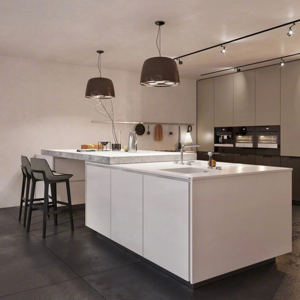 New Arrival Custom Kitchen Cabinets Completed Kitchen Cabinet Set with Islands Countertop Wholesale Kitchen Cabinets