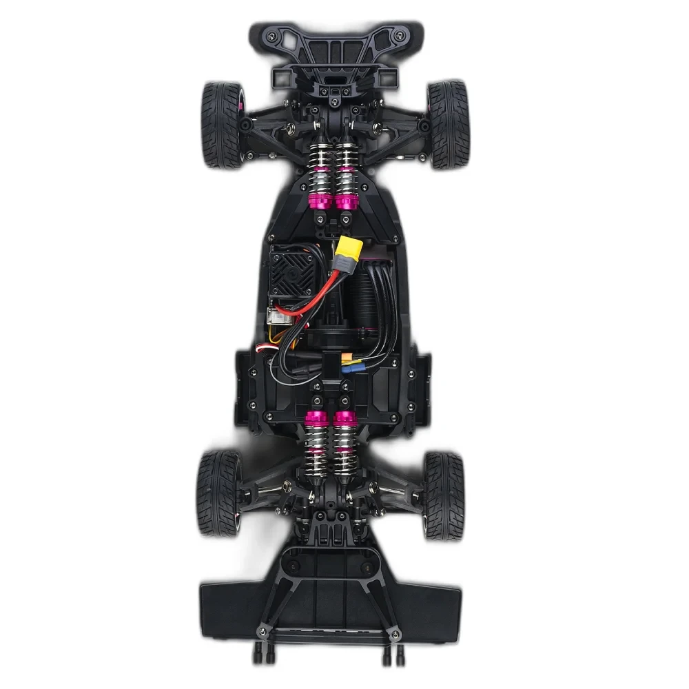 1004A 1004B 1/10 2.4G RC 2WD/4WD Switchable High-speed Brushless Motor Drift ESP Gyro On-Road Racing Flat Vehicle Model Car Toys