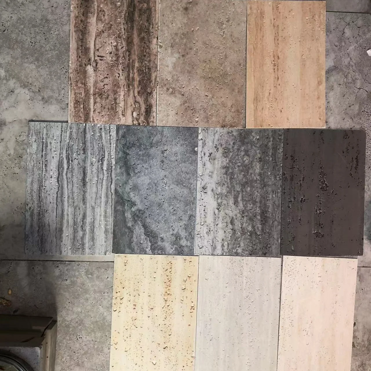 mcm flexible clay striped stone decorative tiles cut natural stone marble veneer flexible stone sheets