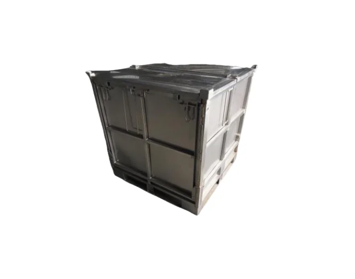 CIMC Environmentally Friendly Folding Storage Transport Heavy Duty Steel Galvanised Shipping Boxes Metal IBC Tank