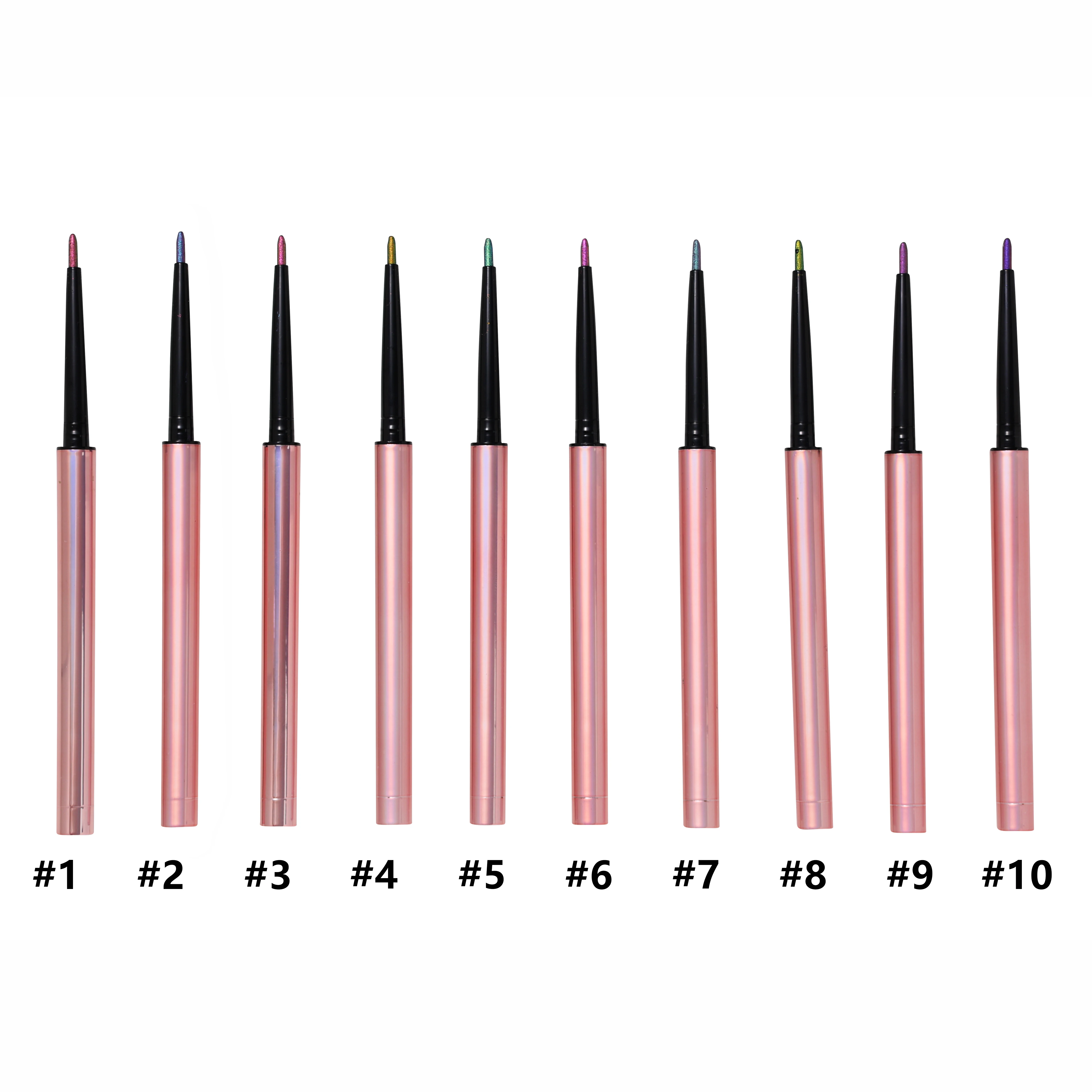 No Logo multichrome eyeliner waterproof long lasting private label vegan glitter eyeliner