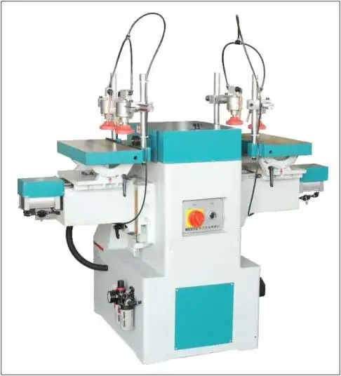 Горизонтальный двухсторонний деревообрабатывающий станок для ножек стула, сверлильный станок