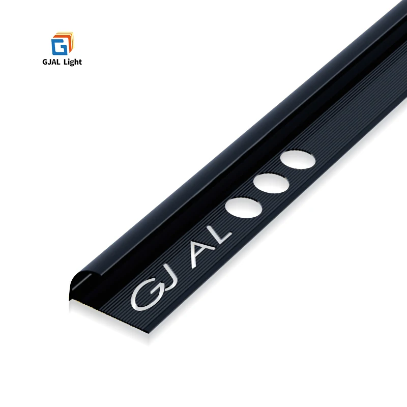 L Shape Aluminum Corner Tile Edge Trim Decorative Profile Metal Strips For Tiles Corner