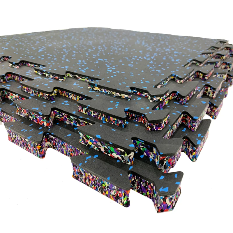 Factory Price puzzled gym Rubber floor tile rubber mat for sports protection
