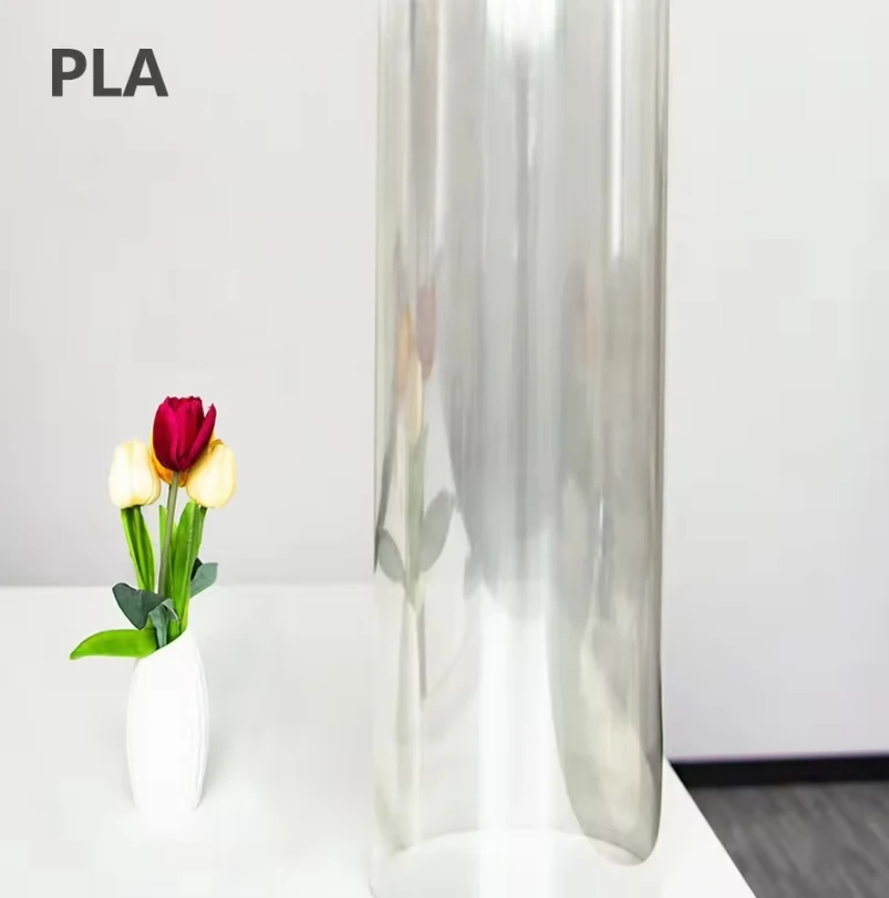 High quality  500mic Transparent Plastic sheet 100% Biodegradable PLA Sheet  Fprofessioningy Outlet Industry