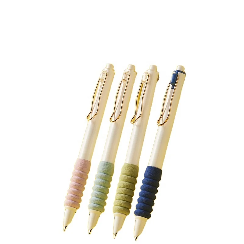 Sponge pen grip press 0.38 fine nib tap water student Fountain pen press out nib