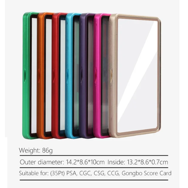 Graded Card Display Case Holder Bgs Tcg Mtg Sport Pokem0n Grading bumper guard SlabMags for psa graded cards