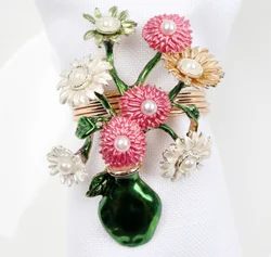 Металлический держатель для салфеток, экологически чистые украшения для салфеток, дизайнерские кольца для салфеток