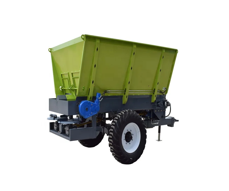8ton Tractor trailed barnyard manure spreader and distributor